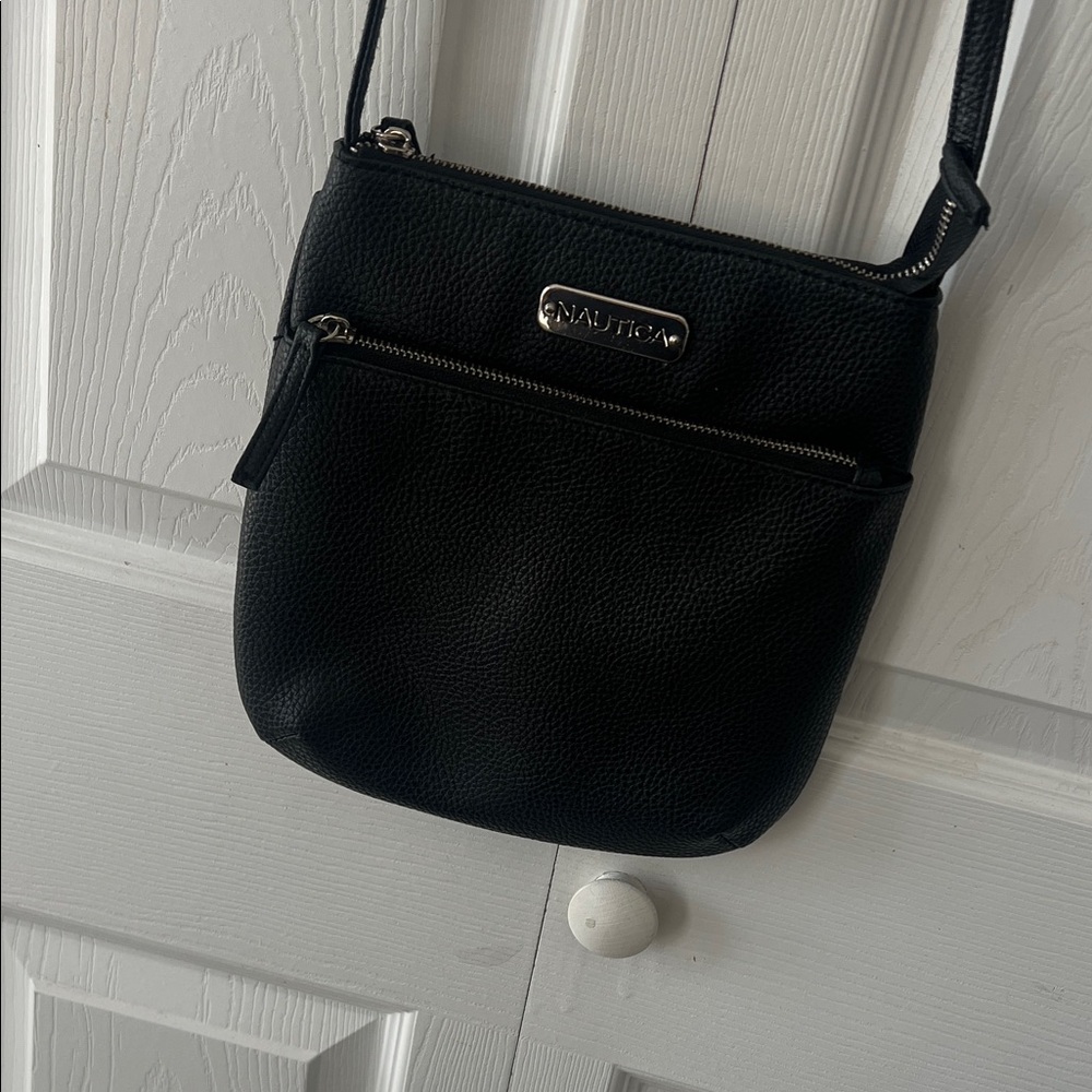 Nautica Elegant Black Crossbody Bag